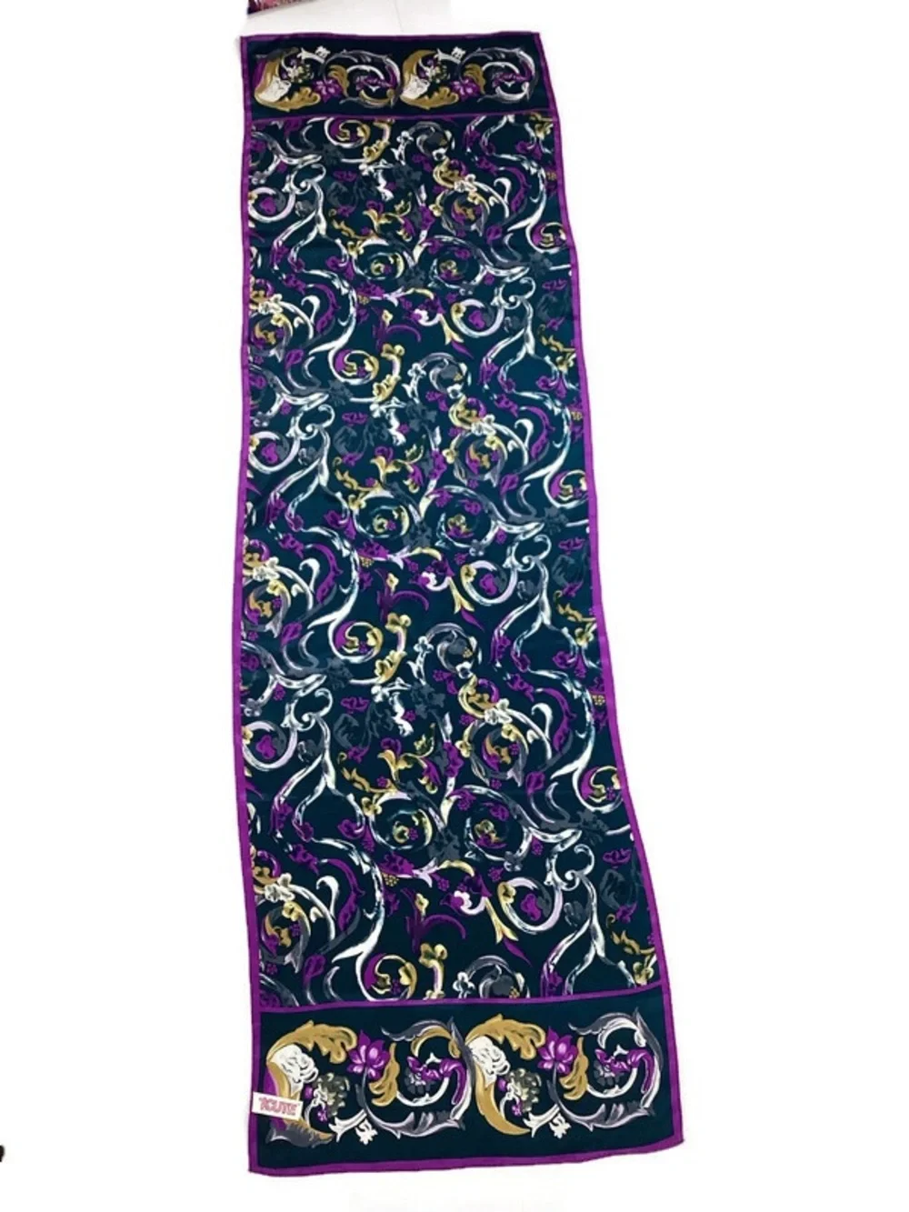 Acute Colorful 100% Silk Scarf Made in Japan